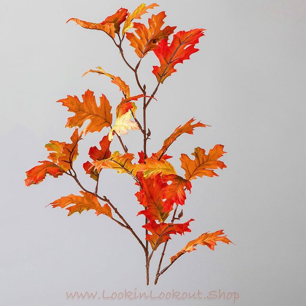 Formano » Blätterzweig « 84cm Eiche Herbst Orange