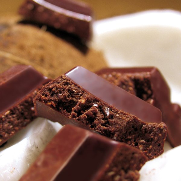 shokomonk » Kokos « Schokoriegel mit Zartbitter-Schokolade