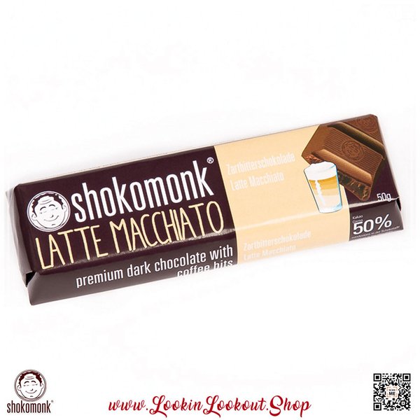 shokomonk » Latte Macchiato « Schokoriegel mit Zartbitt-Schokolade