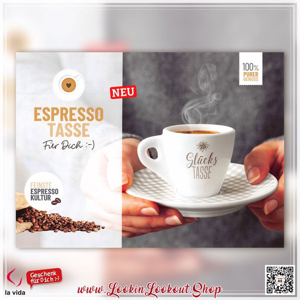 Espresso-Tasse für Dich » Mit Leib und Seele «