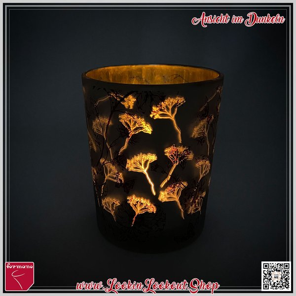 Formano Windlicht » Rose-Gold « 15 cm